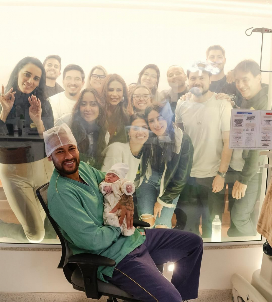 A Mel Chegou! 💕 Nasceu, Na Madrugada Deste Sábado (5), A Segunda Filha De Neymar E Bruna Bianca (4)