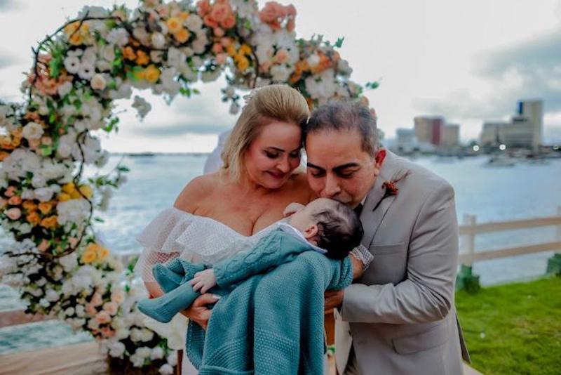 Bodas de Coral - Jorge Luís Girão e Ana Cristina comemoram 35 anos de casamento em cerimônia no Iate Clube de Fortaleza