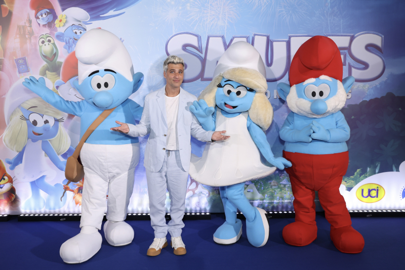 Famosos prestigiam pré-estreia de ‘Smurfs: O Grande Filme’, no Rio de Janeiro