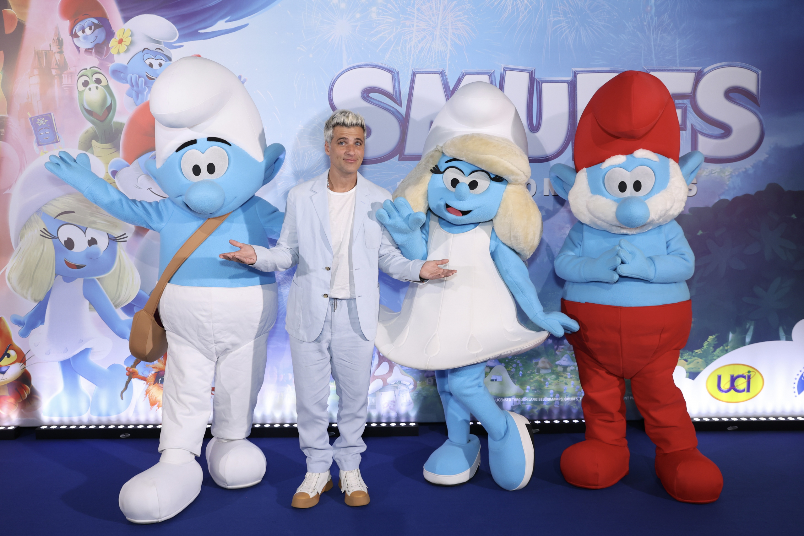 Famosos prestigiam pré-estreia de ‘Smurfs: O Grande Filme’, no Rio de Janeiro