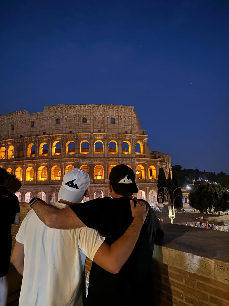 Durval Lélys Com A Família, Em Roma (3)