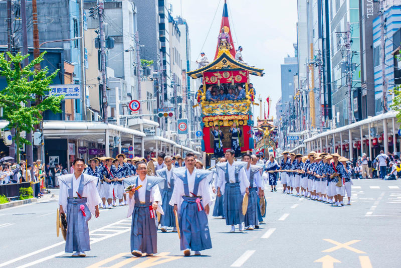 Kyoto, ,july,17,:,participants,in,gion,matsuri,in