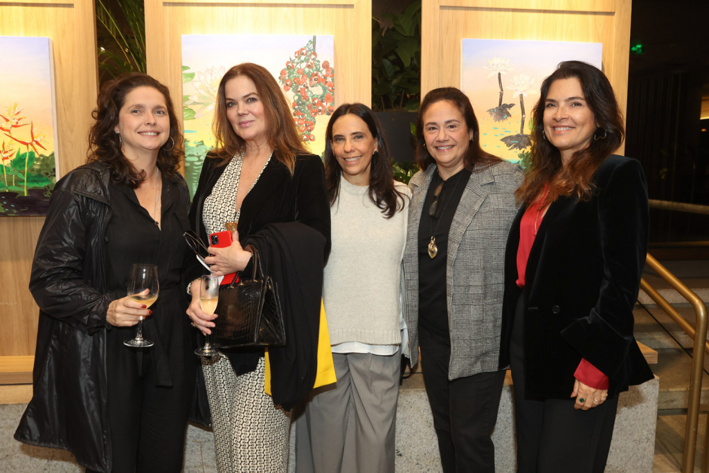 Michele Cohen, Flávia Curvello, Chris, Paula Barreto E Andrea Lins