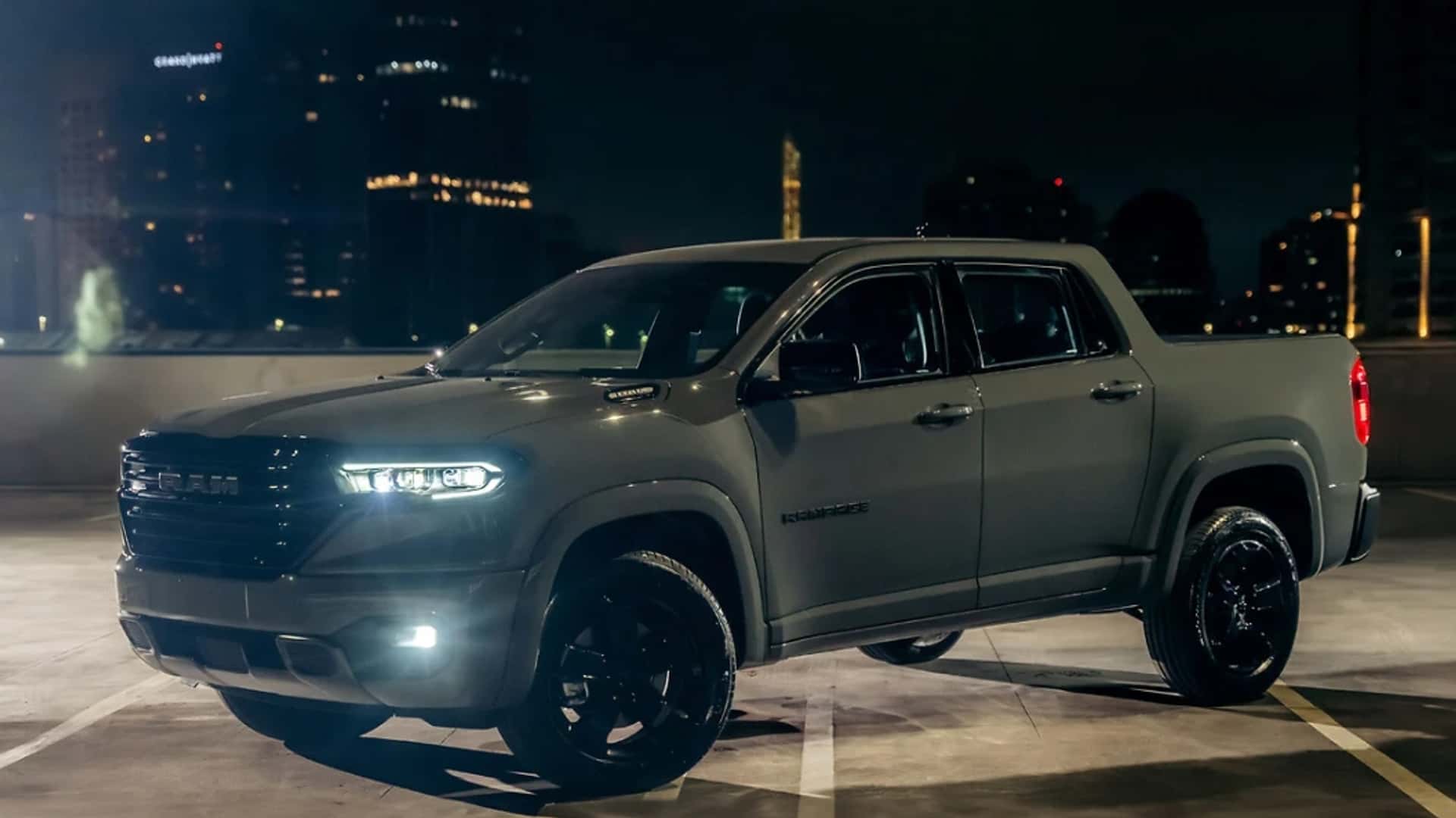 Ram Rampage Laramie 2.2 2025 Ganha Pacote Night Edition