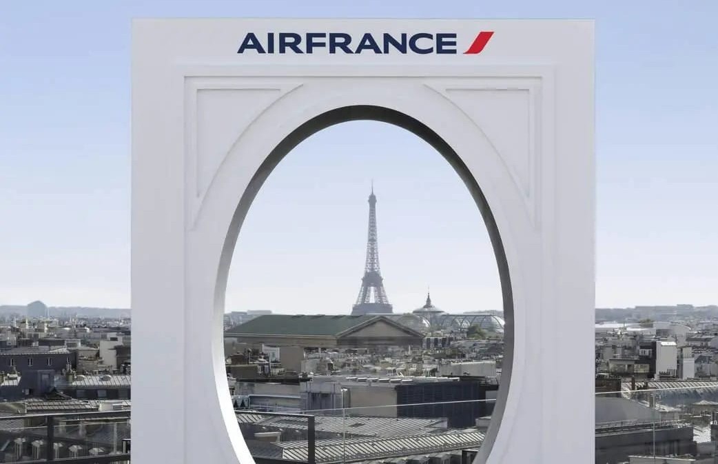 Air France cria experiência gastronômica no terraço da Galeries Lafayette com vista para Paris