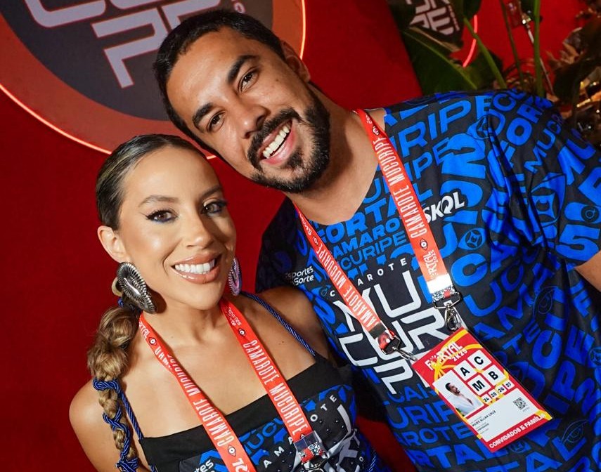 Renata Saldanha, campeã do BBB 25, curte o Fortal ao lado de Maike Allan