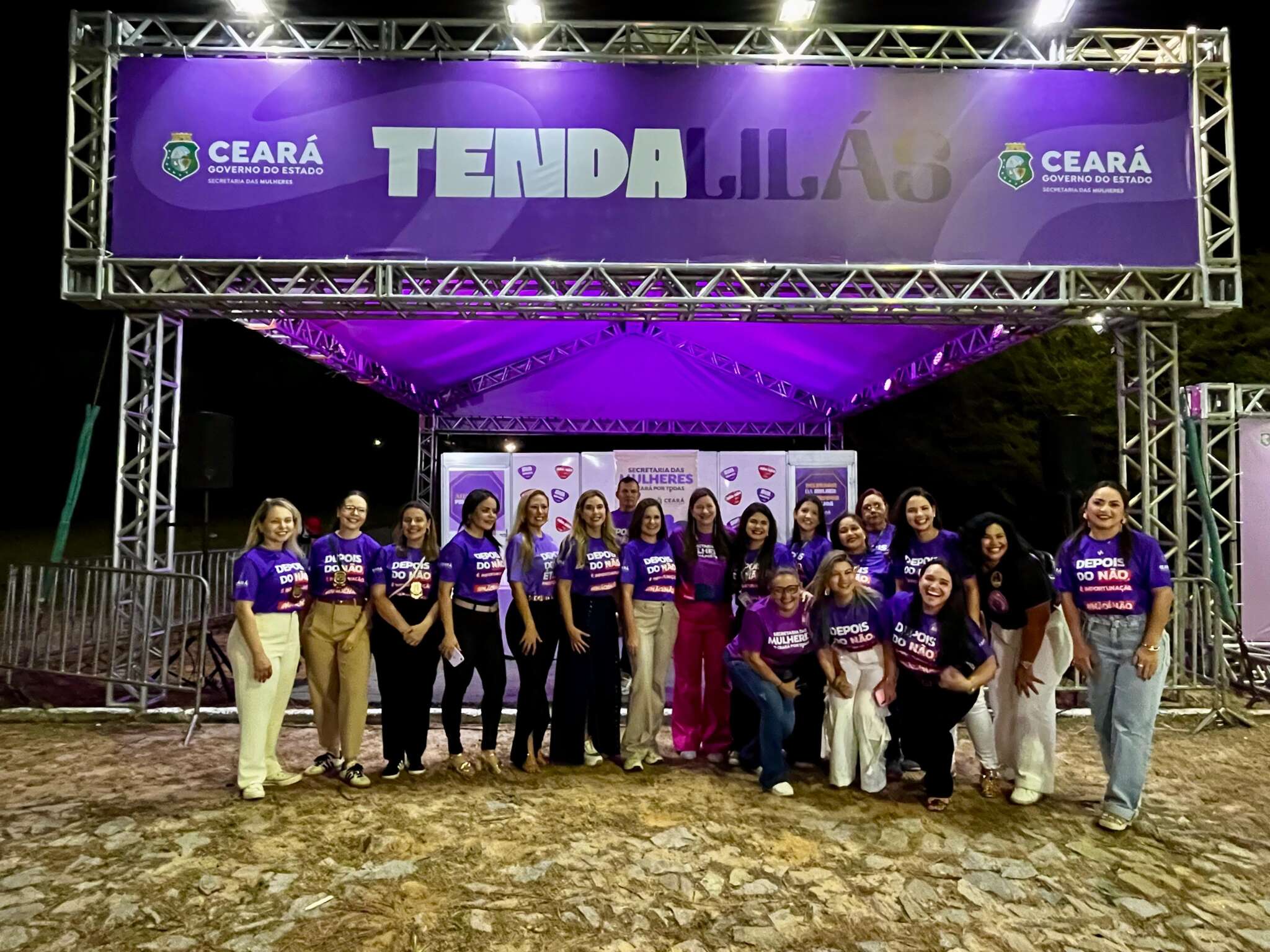 Tenda Lilás garante orientações e reforça cuidado com a segurança das mulheres no Fortal 2025