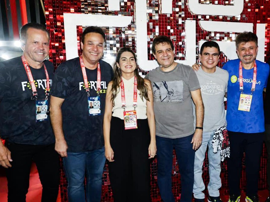 Evandro Leitão, Chagas Vieira e Denise Carrá prestigiam Fortal em noite de celebração à cultura e ao turismo