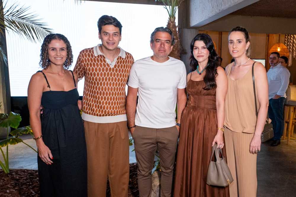 Andréa Verçosa, Pablo Guterres, Marcelo Franco, Liana Otoch E Karina Albuquerque