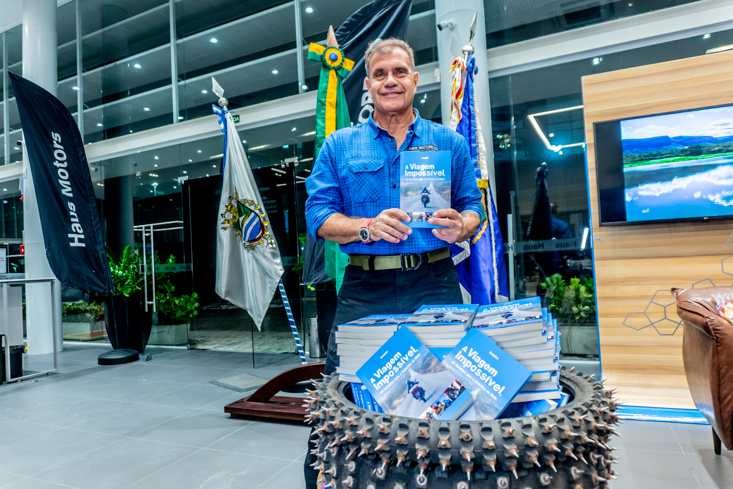 Moto-explorador Bozoka será empossado na Academia Cearense de Literatura e Jornalismo