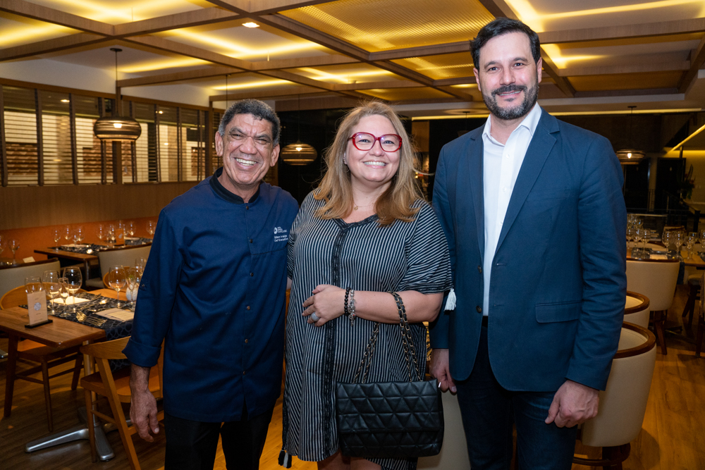 Chef Edílson Araújo, Catarina Martins E Edegard Scortegagna