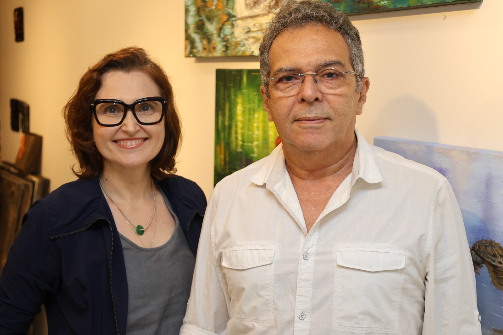 Curadora Andréa Dall'olio E Artista Visual Bosco Feitosa