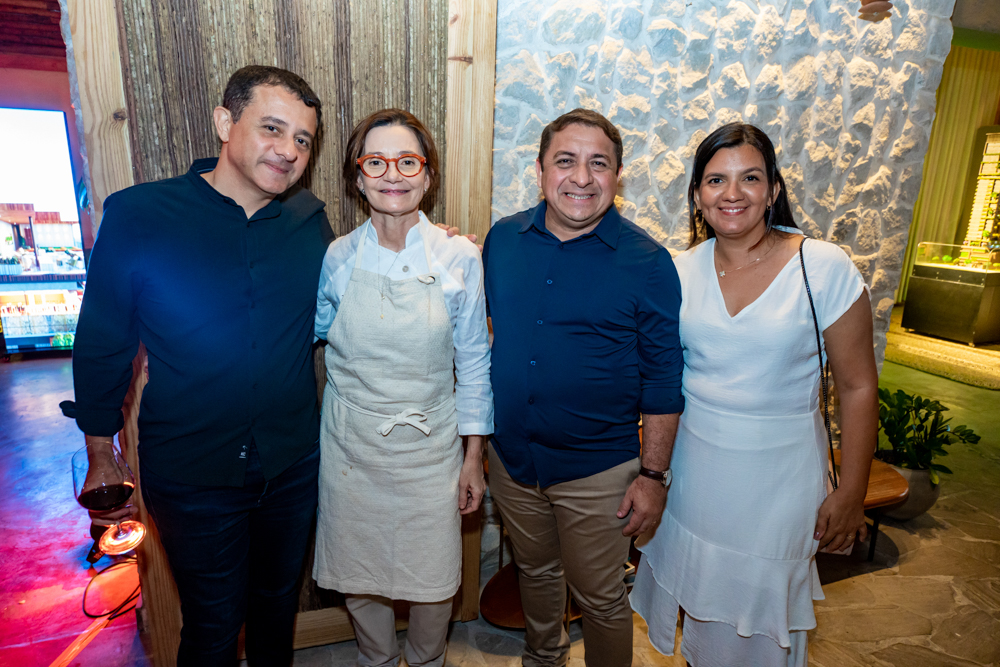 Deda Gomes, Chef Louise Benevides, Marcos Carvalho E Iara Almeida
