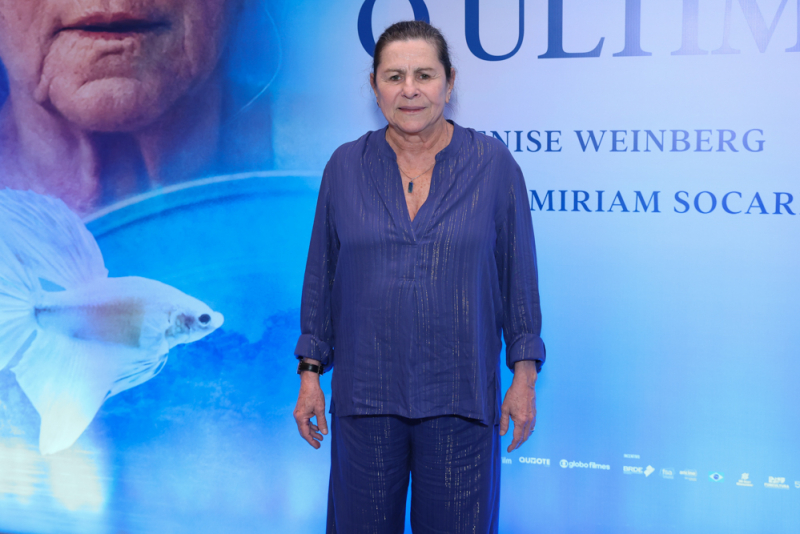 NOITE CARIOCA - Pré-estreia do filme ‘O Último Azul’ reúne celebridades no Rio de Janeiro