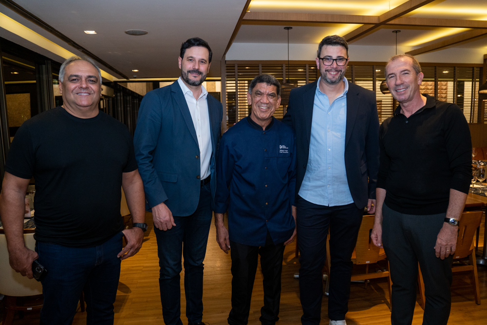 Edmário Lins, Edegard Scortegagna, Chef Edílson Araújo, Mauro Schiochet E Philippe Godefroit