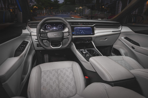 The 2026 Jeep® Cherokee Overland’s Interior In Arctic