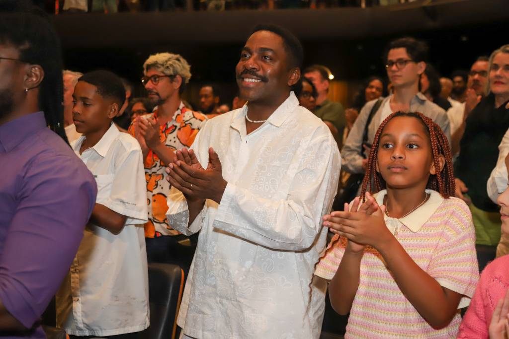 Lázaro Ramos E Os Filhos João Vicente E Maria Antonia