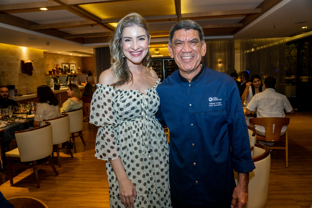 Leiliane Pinheiro E Chef Edílson Araújo