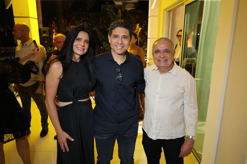 Luciana Negrão, Andre Azim E Danilo Nuto