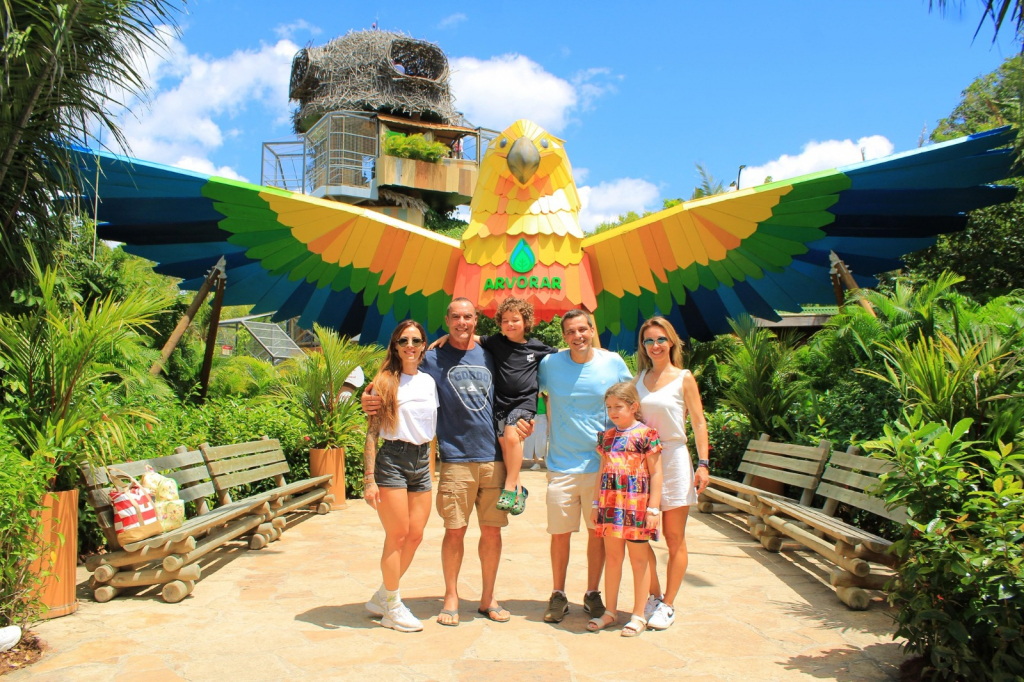 Paulo Zulu E Família No Parque Arvorar