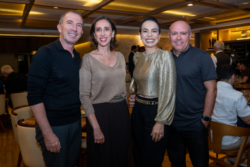 Encontro enogastronômico - Wine Dinner une alta gastronomia e rótulos da Vinícola Luiz Argenta em noite no Hotel Gran Marquise