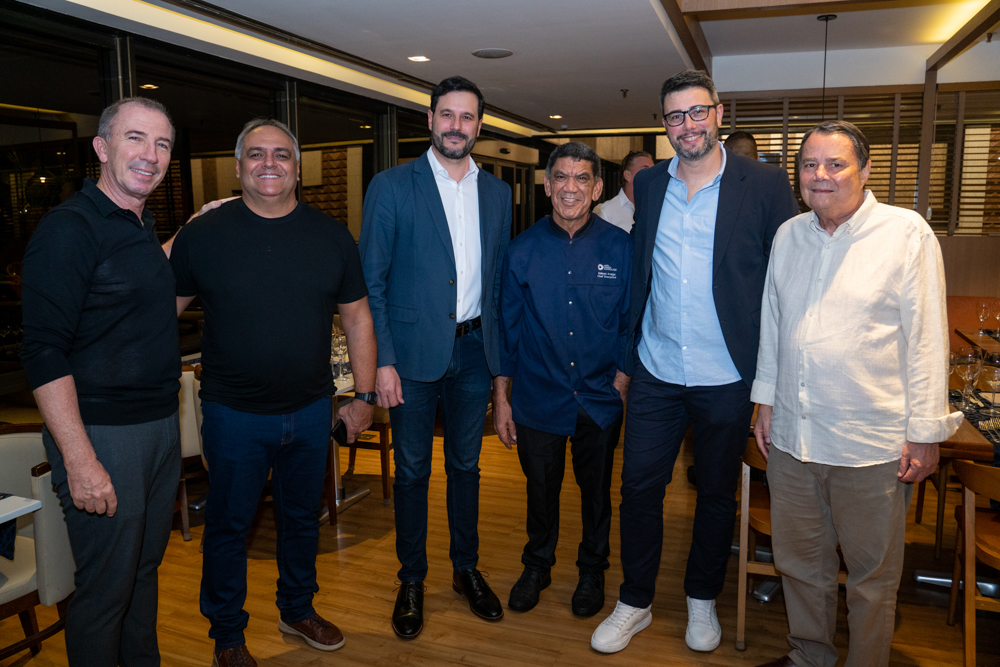 Philipped Godefroit, Edmário Lins, Edegard Scortegagna, Chef Edílson Araújo, Mauro Schiochet E Dionísio Barsi