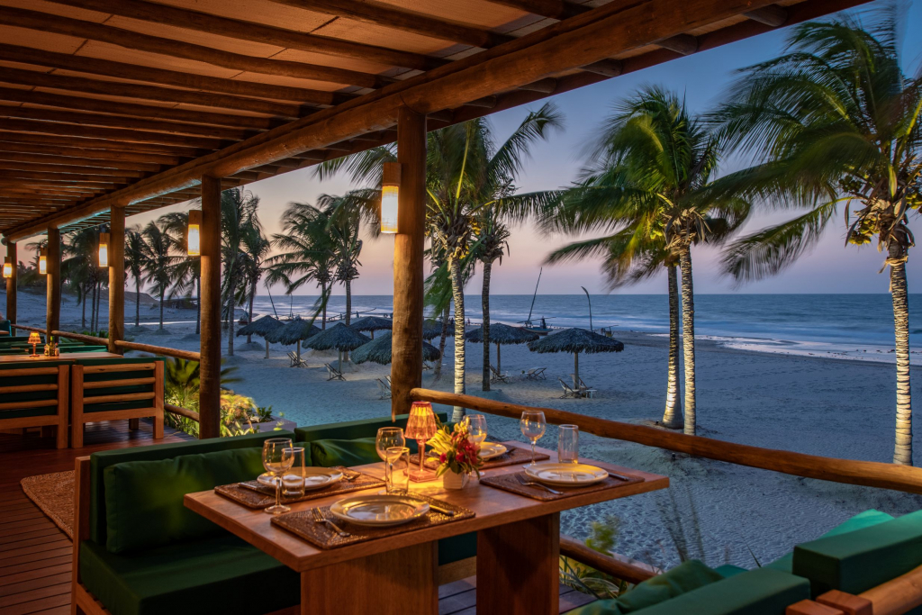 Restaurante Do Vila Selvagem Com Vista Para O Mar