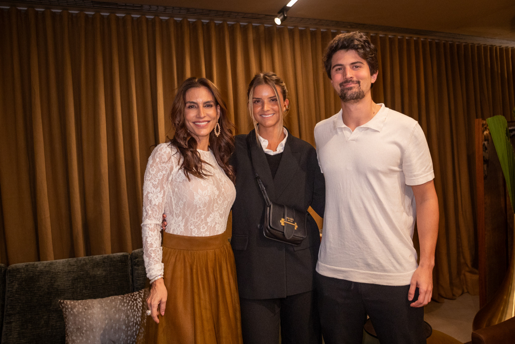 Ticiana Villas Boas, Amanda Ferber E Matheus Gait