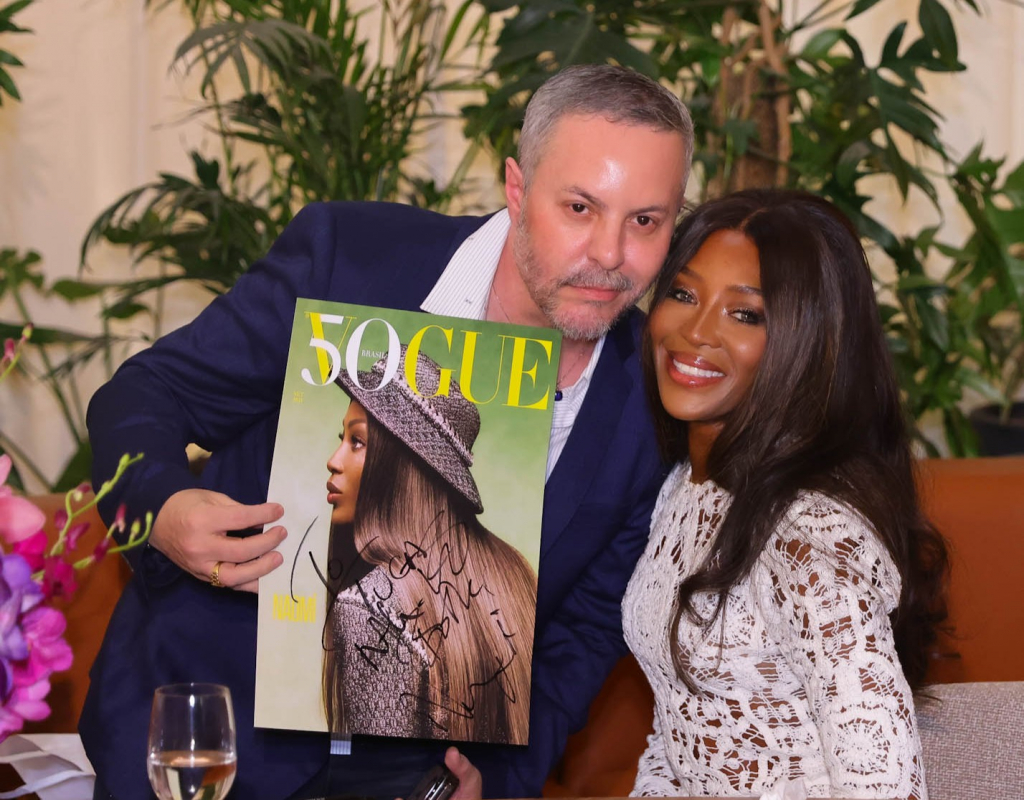 Tuca Franchini E Naomi Campbell