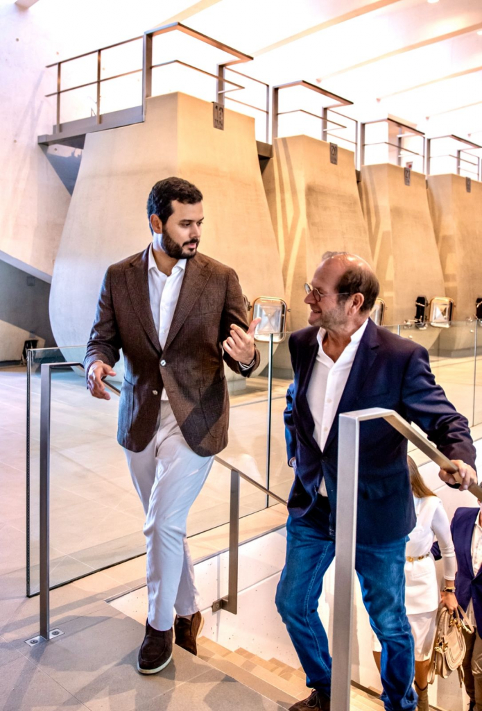 André Farias E Pierre Lurton No Château Cheval Blanc