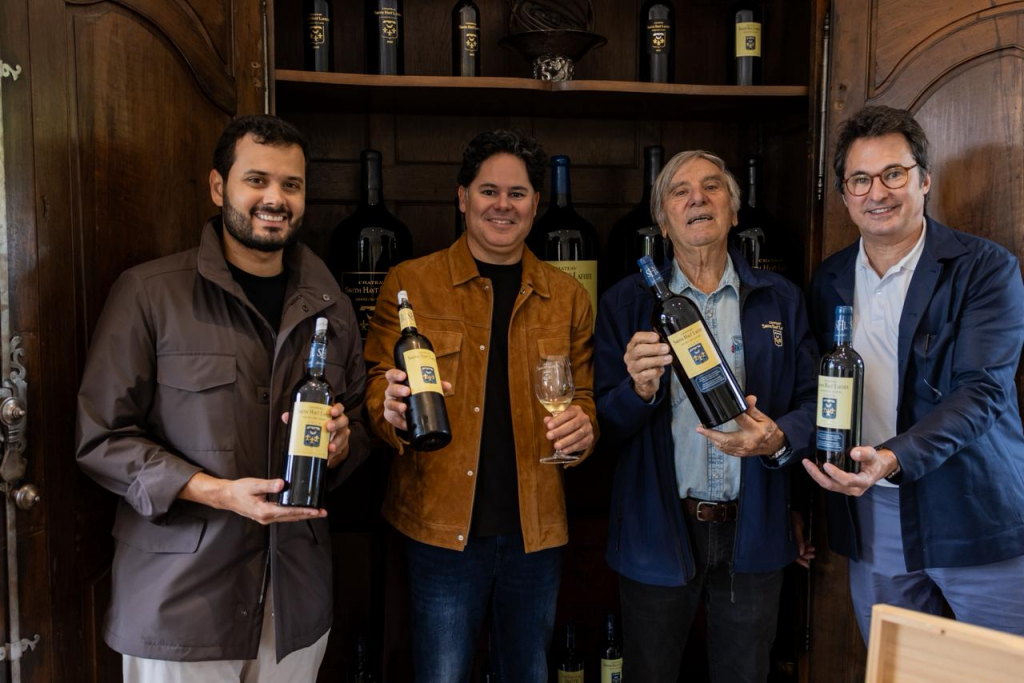 Andre Farias, Fred Nascimento, Daniel Cathiard E Marcelo Ribeiro Na Smith Haut Lafite