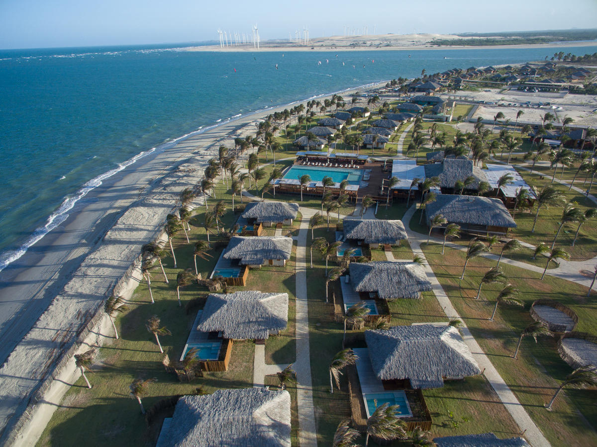 Bangalôs à Beira Mar E Muito Espaço