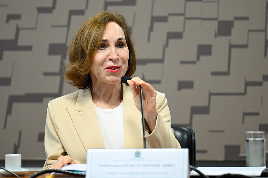 Indicação da diplomata Márcia Donner para chefiar missão vai ao Plenário do Senado