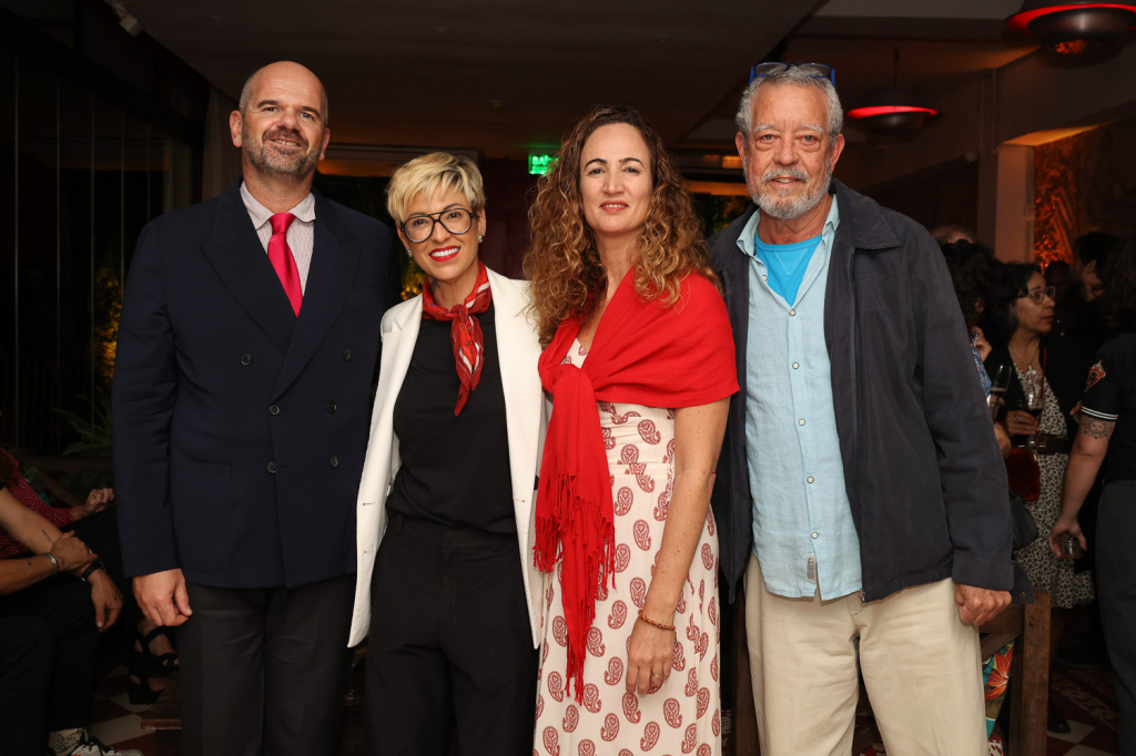 Éric Tallon (consul Da França), Rafa Moom, Sophie Bárbara E Valter Gaudio