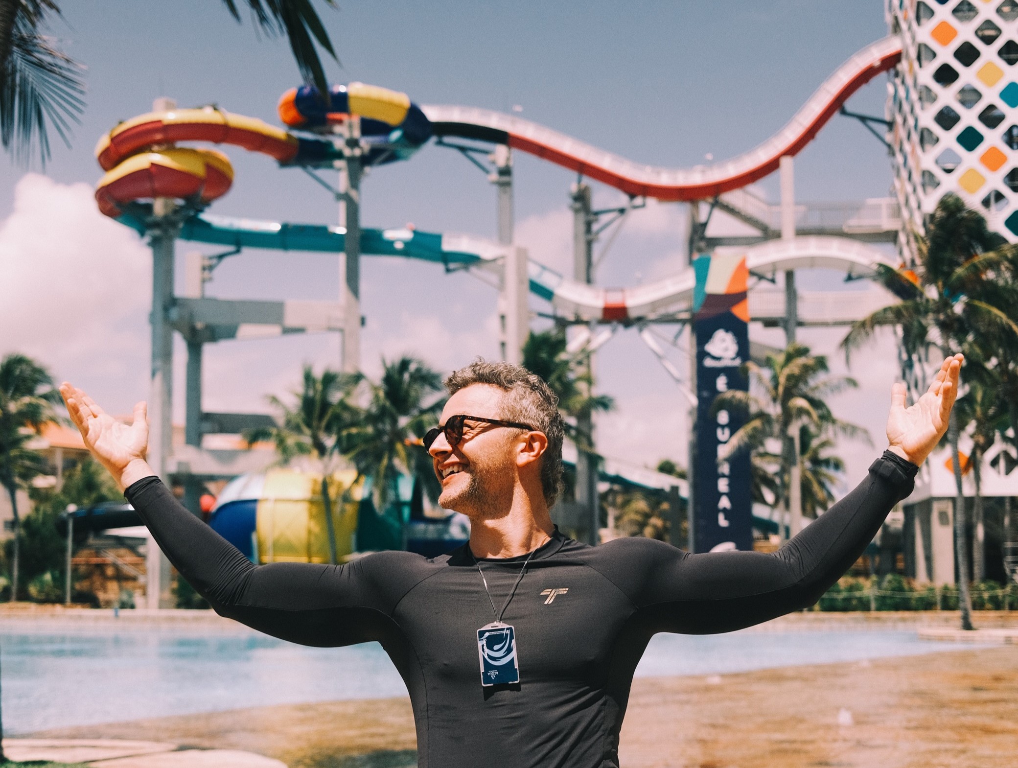 Lucas Lima aproveita dias de descanso no Beach Park Lucas Lima aproveita dias de descanso no Beach Park