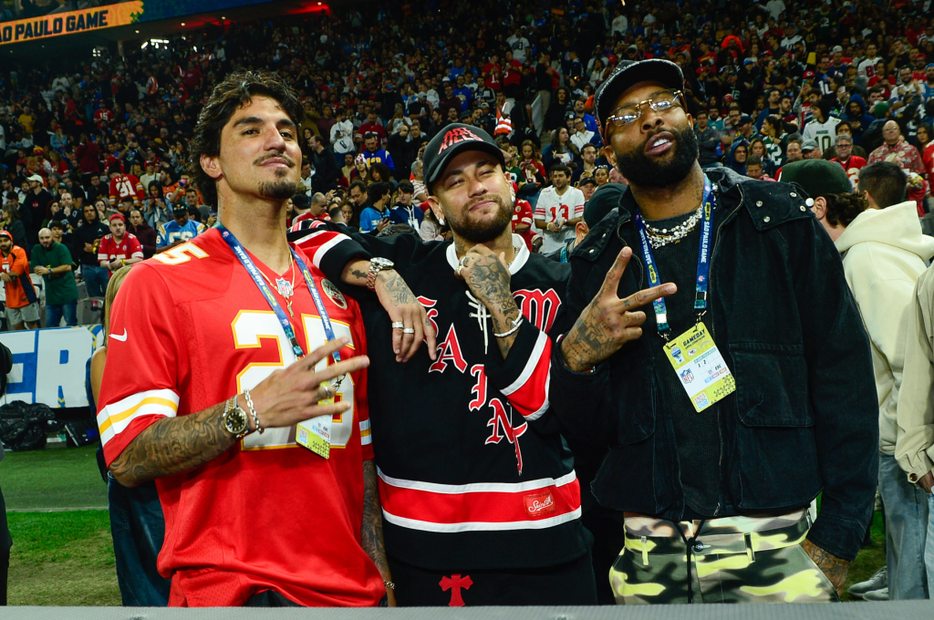 Neymar , Gabriel Medina E Odell Beckham Jr