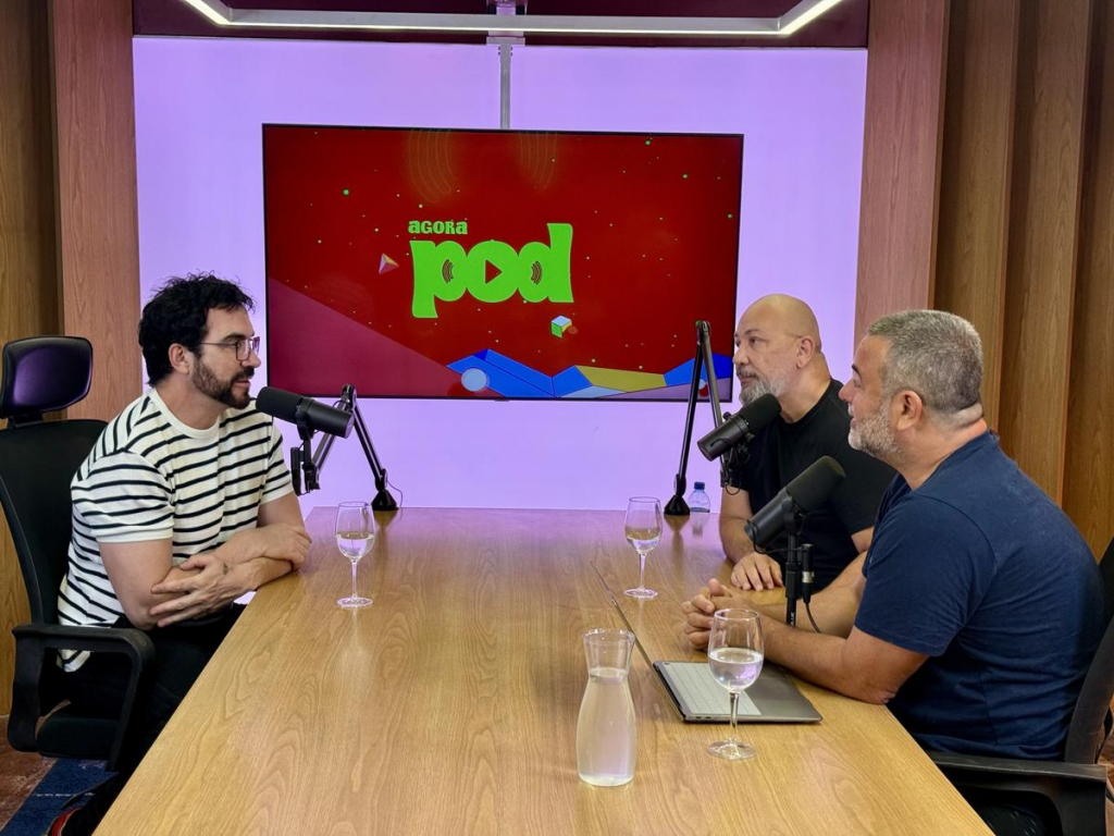 Padre Fábio De Melo Durante Gravação Do Podcast Agorapod