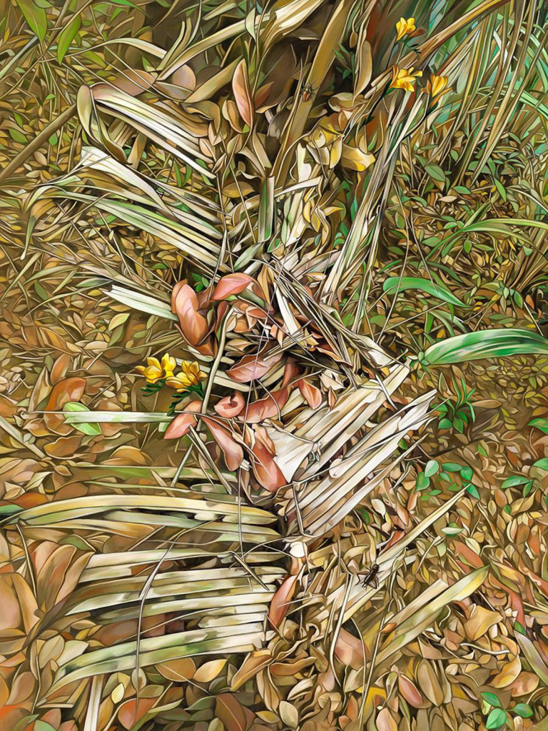 Pintura Digital Sobre Tela 180x135cm Série Resurgentis