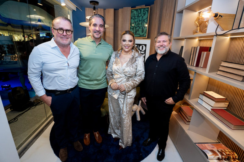 Mobiliário autoral - Jogador Ciel e Rutilene Moura inauguram a Casa Rutti, showroom de móveis planejados em Fortaleza