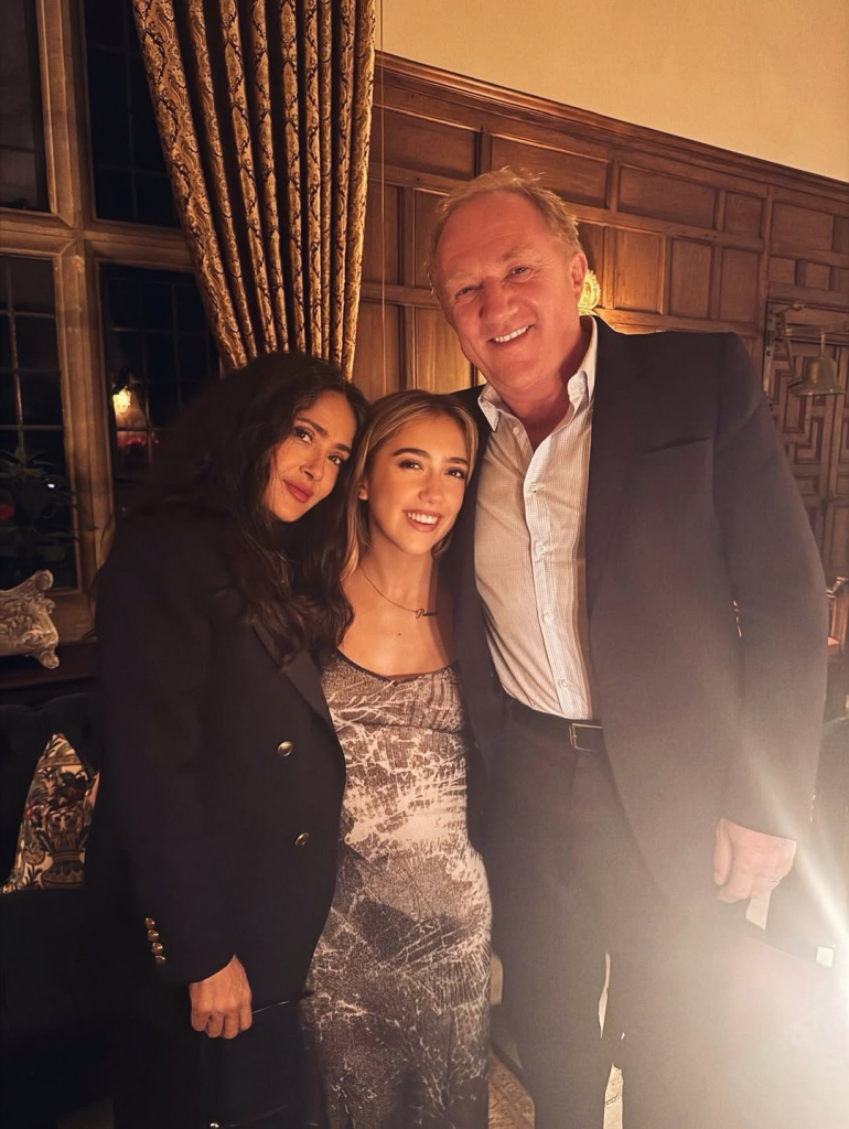 Salma Hayek, Valentina Paloma Pinault E François Henri Pinault