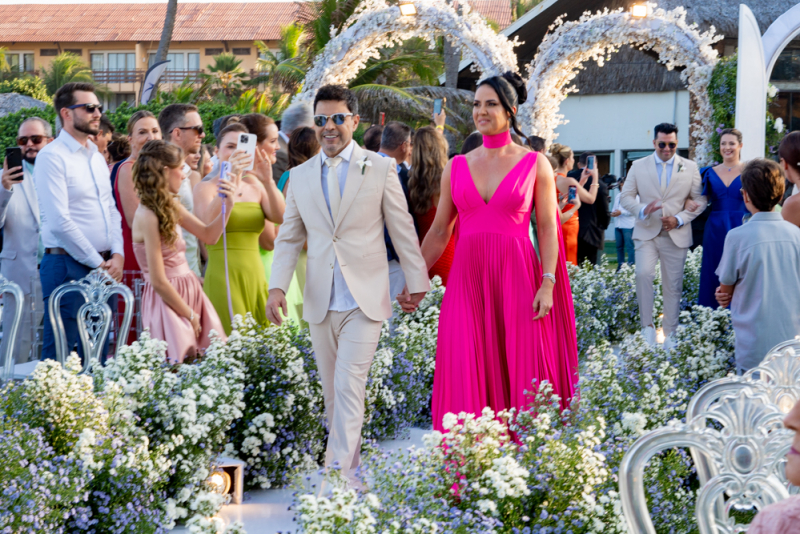 Sessão Wedding - Cassia Duran e Junior Vieira dizem “sim” em cerimônia no Beach Park