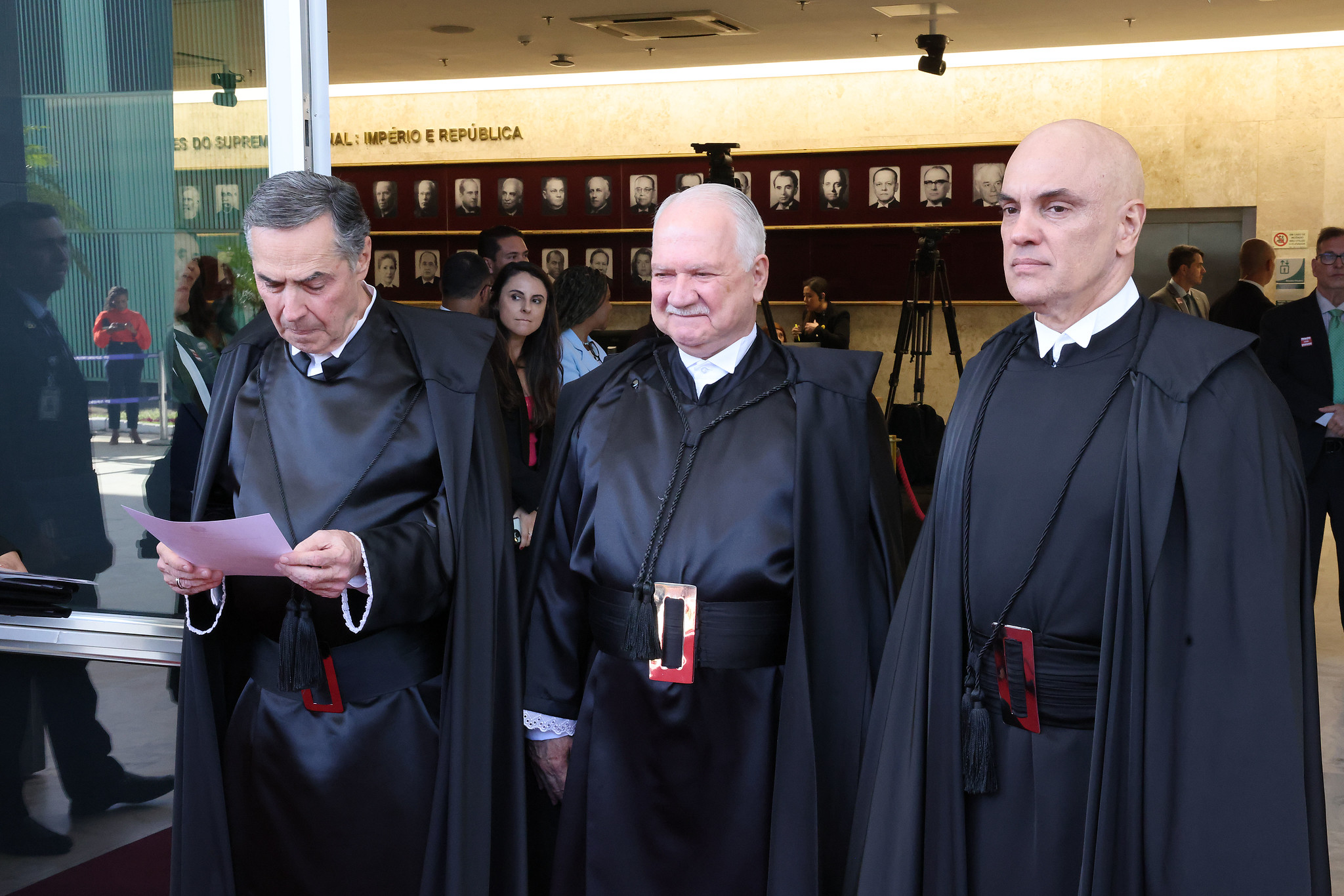 Grande cerimônia marca início da gestão de Fachin e Moraes no STF