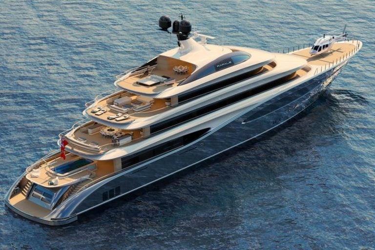 Elegância em alto-mar: Turquoise Yachts revela o impressionante Project Rafale de 81 metros