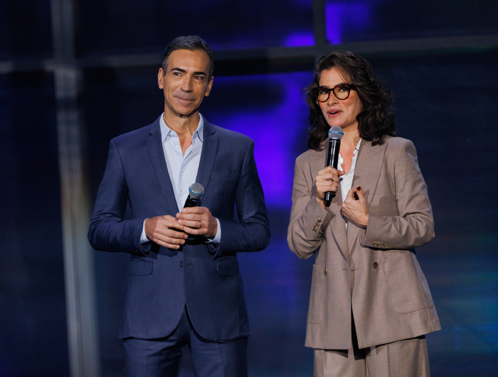 César Tralli E Renata Vasconcellos