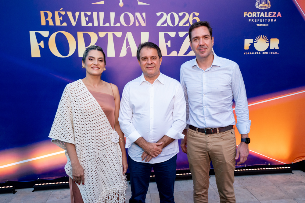 Denise Carrá, Evandro Leitão E Eduardo Bismarck