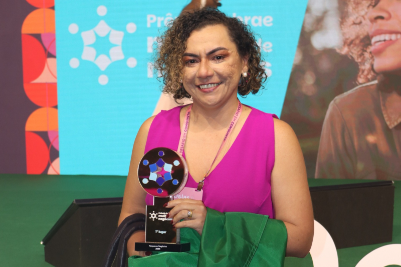 Dina, Vencedora Da Etapa Nacional Do Prêmio Sebrae Mulher De Negócios – Foto Divulgação