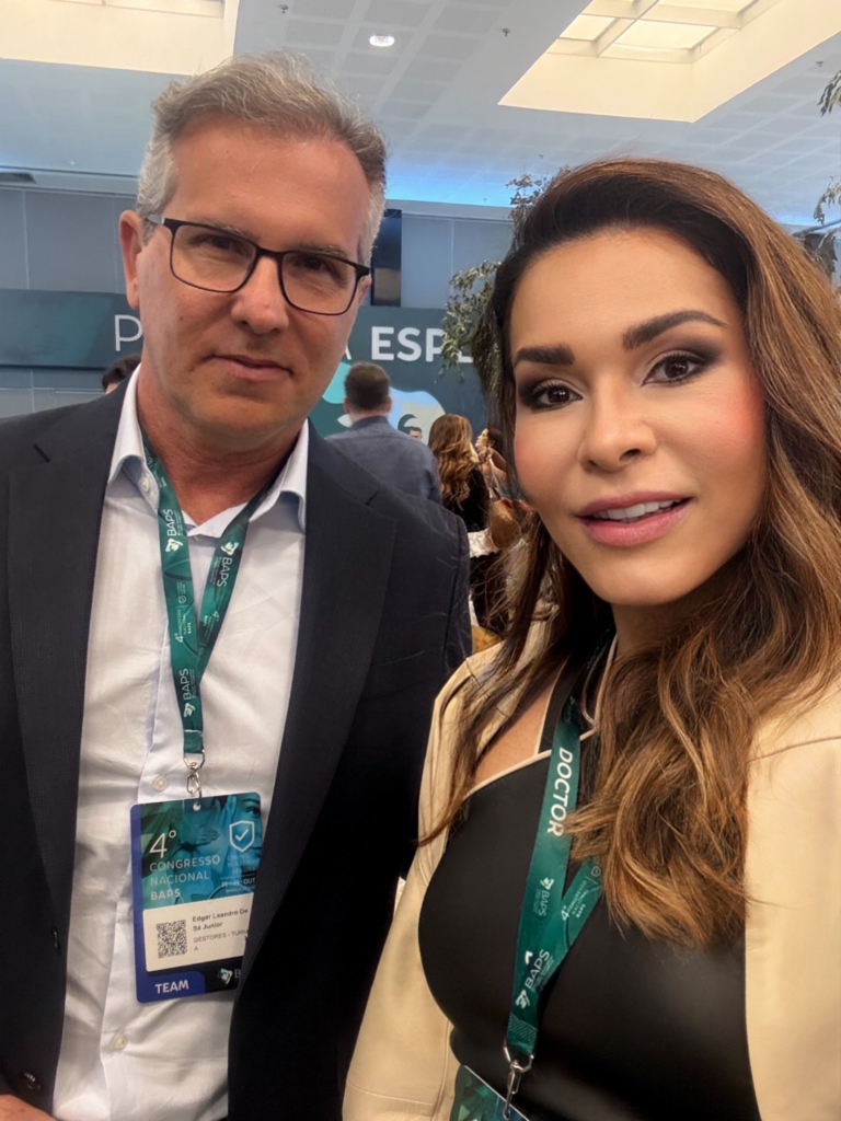 Edgar Leandro E Dra. Georgia Machado No 4º Congresso Nacional Baps