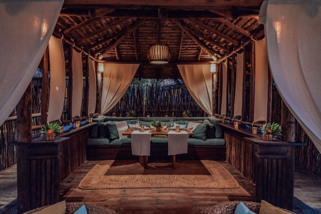 Gazebo à Beira Mar Para Jantares Especiais