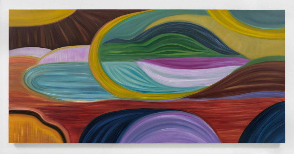 Marina Perez Simao Sem Titulo 2023 Oleo Sobre Linho 185 X 380 Cm Foto Guilherme Gomes