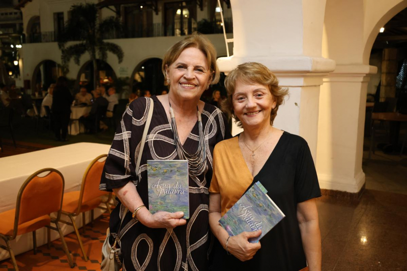 Versos em cena - Lourdinha Leite Barbosa lança livro “Água da Palavra” em noite poética no Ideal Clube